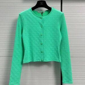 ALEXANDER WANG ALL-LOGO ELEGANT CARDIGAN